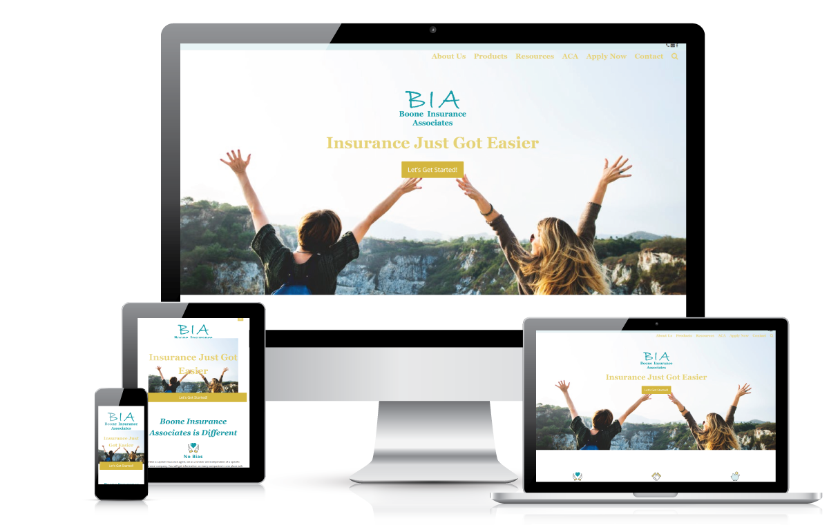 Boone Insurance Associates - web design