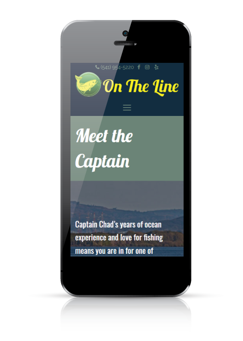On The Line Guide Service - web design