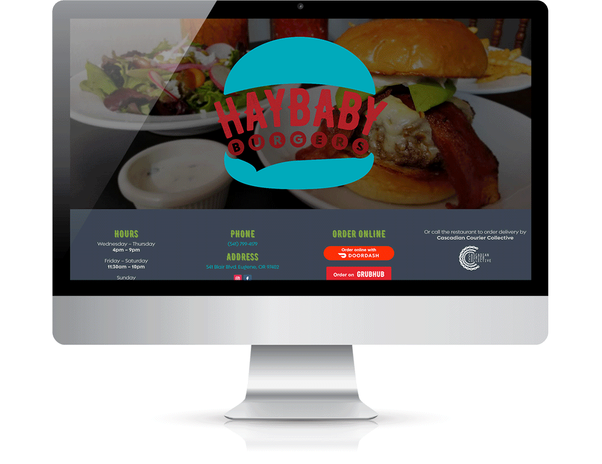Haybaby - web design - gif