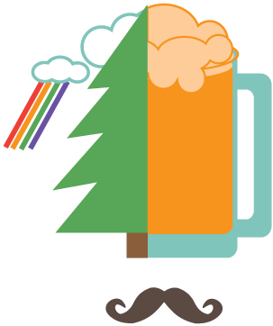 locally-grown-pnw Tree Rainbow Beard graphic